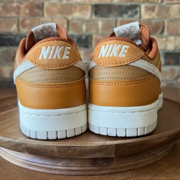 Nike Dunk Low Retro SE HJ9121-815 Monarch Flax-Dark Russet Shoes Men Size 10.5