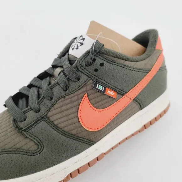 Nike Dunk Low SE GS Orange Medium Olive