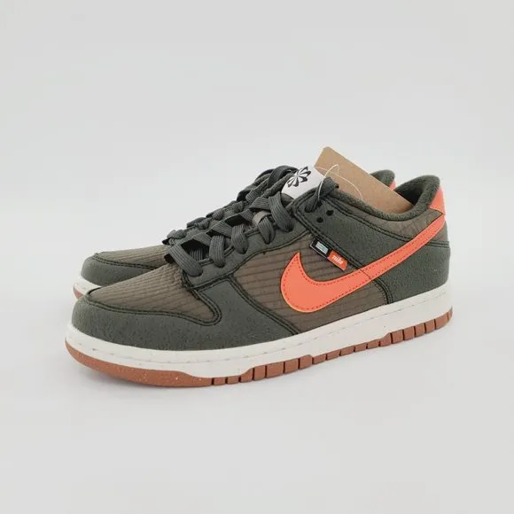 Nike Dunk Low SE GS Orange Medium Olive