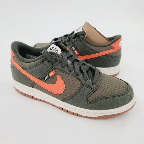 Nike Dunk Low SE GS Orange Medium Olive