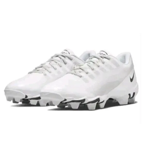 Nike FASTFLEX VAPOR Pro Football Cleats Sz 13 White SILVER Laced DQ5114-100 NEW