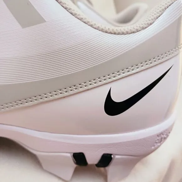 Nike FASTFLEX VAPOR Pro Football Cleats Sz 13 White SILVER Laced DQ5114-100 NEW