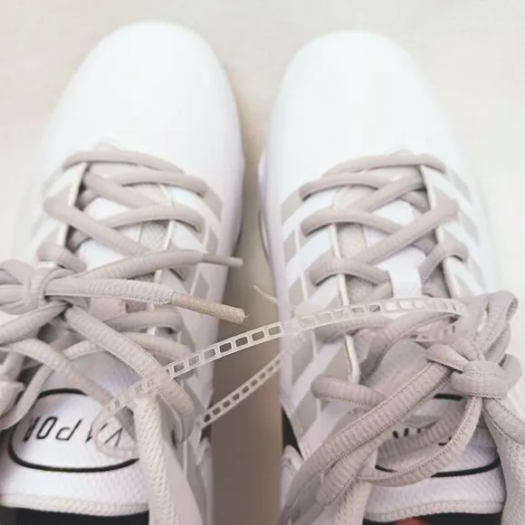 Nike FASTFLEX VAPOR Pro Football Cleats Sz 13 White SILVER Laced DQ5114-100 NEW