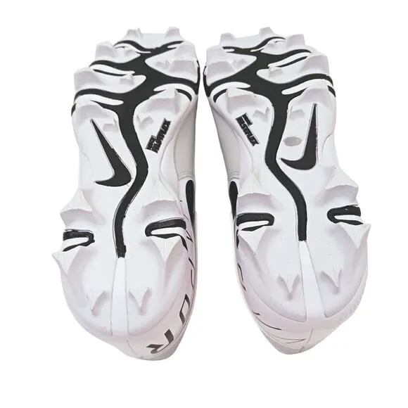 Nike FASTFLEX VAPOR Pro Football Cleats Sz 13 White SILVER Laced DQ5114-100 NEW