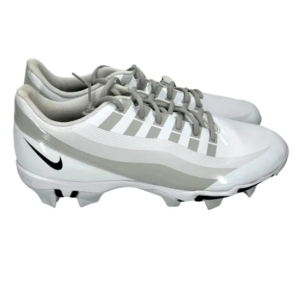 Nike FASTFLEX VAPOR Pro Football Cleats Sz 13 White SILVER Laced DQ5114-100 NEW