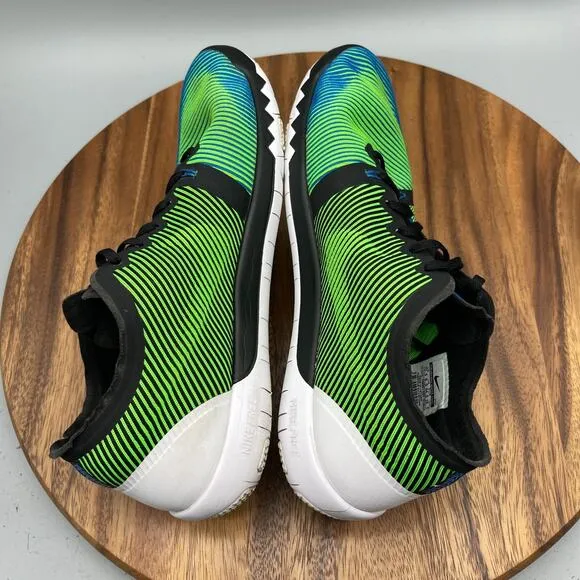 Nike Free 3.0 Shoes Mens 10.5 Green Blue Running Training Comfort Walking Gym