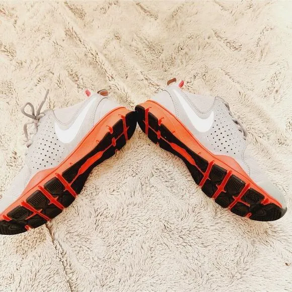 NIKE H20 REPEL GRAY ORANGE ATHLETIC SHOES SIZE 8.5