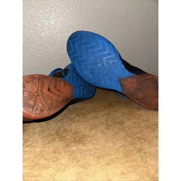 Nike KD Trey 5 653657-004 Black Orange Blue 2014 Shoes Kevin Durant Men Sz 11 US