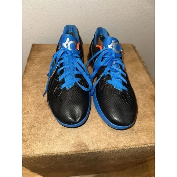 Nike KD Trey 5 653657-004 Black Orange Blue 2014 Shoes Kevin Durant Men Sz 11 US