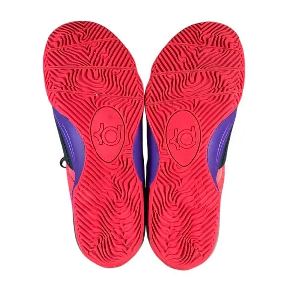 NIKE KD VII Hyper Punch Purple Sneakers 7Y Vintage Mesh Athletic Stylish Sporty