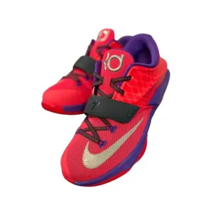 NIKE KD VII Hyper Punch Purple Sneakers 7Y Vintage Mesh Athletic Stylish Sporty