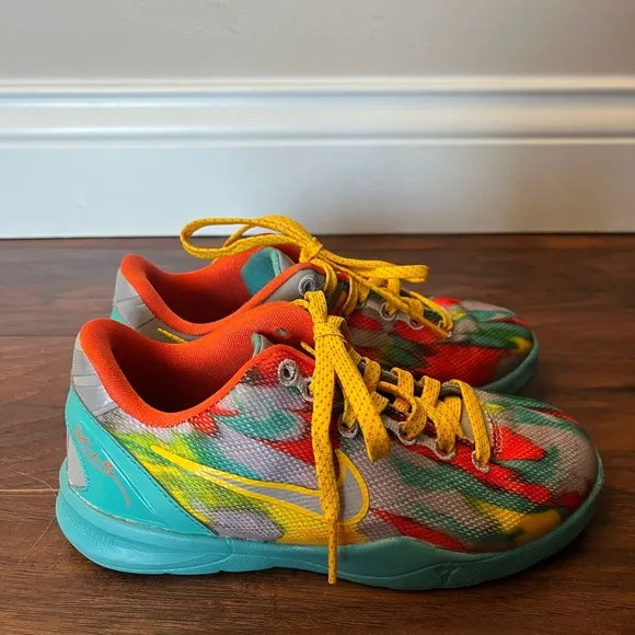 Nike Kobe 8 Protro “Venice Beach” Kids Colorful sneakers Size 12.5