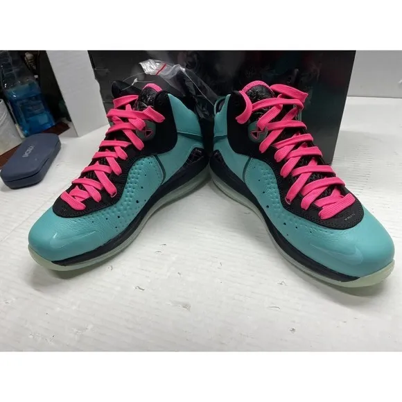 Nike LeBron 8 Retro 2021 Pre-Heat South Beach Shoes Men's 7‎ Women's 8.5 *NEW*