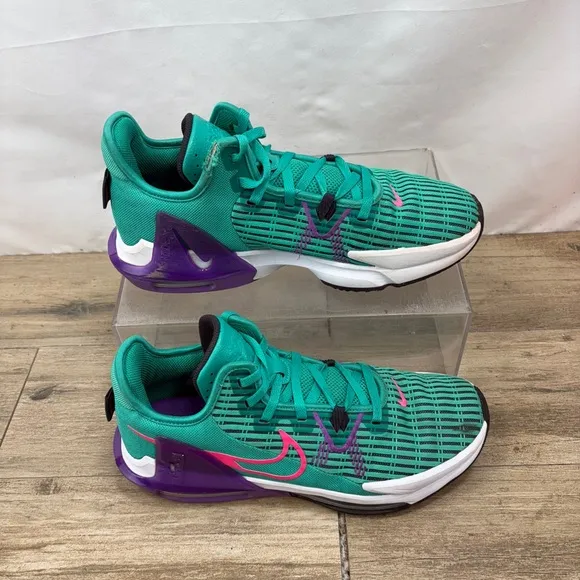 Nike Lebron Witness 6 VI South Beach CZ4052-300 Men's Size 10 Basketball Shoes