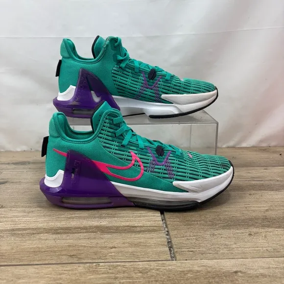 Nike Lebron Witness 6 VI South Beach CZ4052-300 Men's Size 10 Basketball Shoes