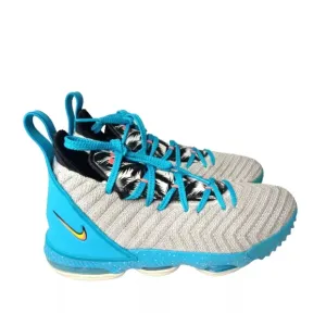 Nike Lebron XVI 16 GS &quot;South Beach&quot; Light Bone Tour Yellow AQ2465-076 Size 7Y