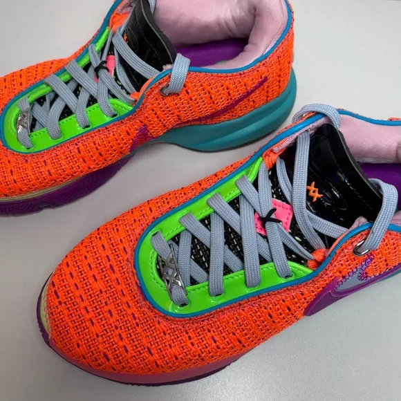 NIKE LEBRON XX 20 Chosen Total Orange Basketball Shoes Multicolor Men’s Size 6