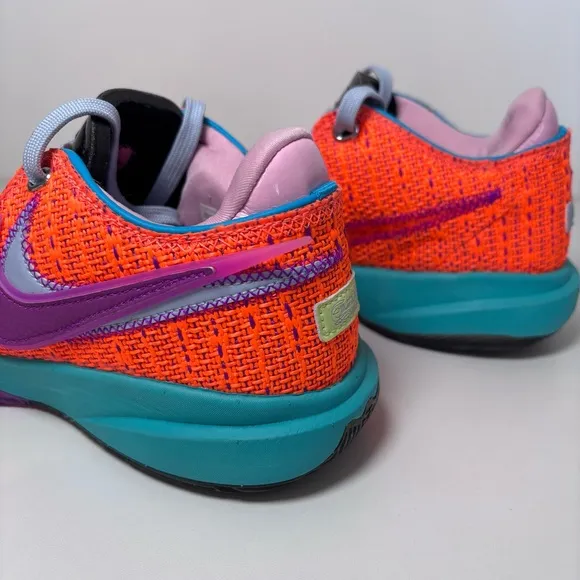 NIKE LEBRON XX 20 Chosen Total Orange Basketball Shoes Multicolor Men’s Size 6