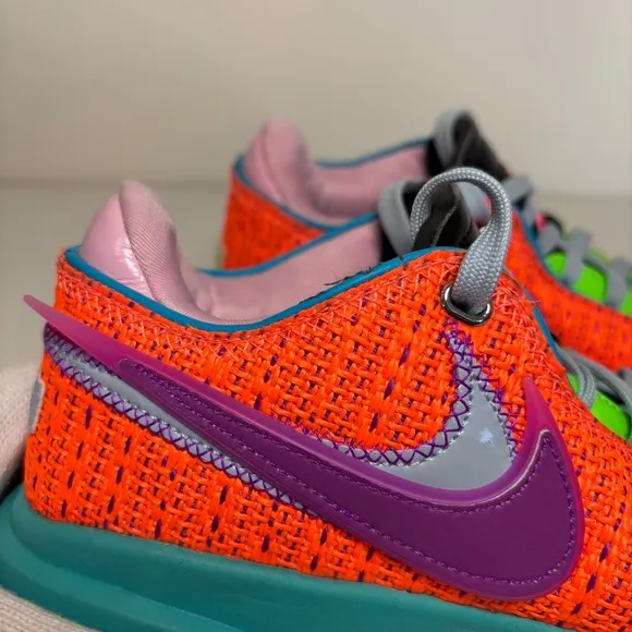 NIKE LEBRON XX 20 Chosen Total Orange Basketball Shoes Multicolor Men’s Size 6