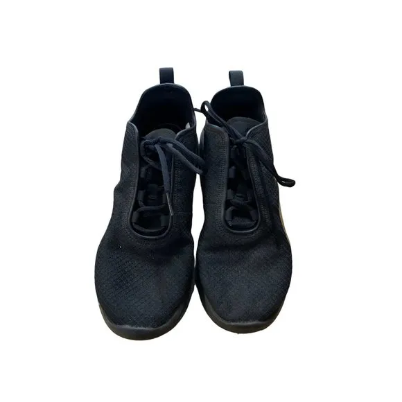 Nike Mair Womens Size 9.5 Black Gold CT1160-001 Sneaker Shoes Lace Tie Up Sport