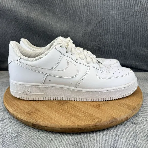 Nike Mens Air Force 1 Size 10 Shoes White Basketball Training Comfort Sneakers