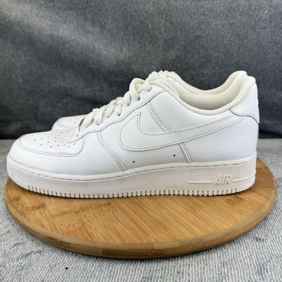 Nike Mens Air Force 1 Size 10 Shoes White Basketball Training Comfort Sneakers