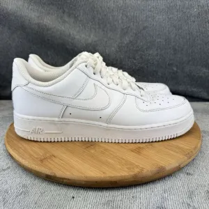 Nike Mens Air Force 1 Size 10 Shoes White Basketball Training Comfort Sneakers