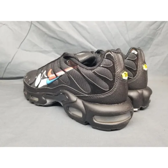 Nike Men's Air Max Plus Sneakers Multi Swoosh Edition Black Size 8.5 NEW IN BOX!
