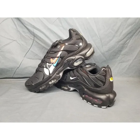 Nike Men's Air Max Plus Sneakers Multi Swoosh Edition Black Size 8.5 NEW IN BOX!