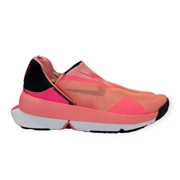 Nike Men's Go Flyease Laceless‎ Pink Gaze Hyper Black Size 10 DZ4860-600 New