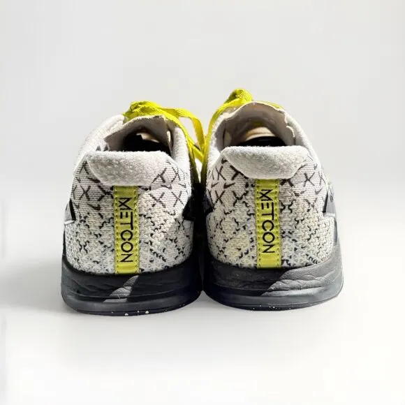 Nike Metcon 4 Women’s Size 9.5 White Yellow Training Running Shoes Sneakers