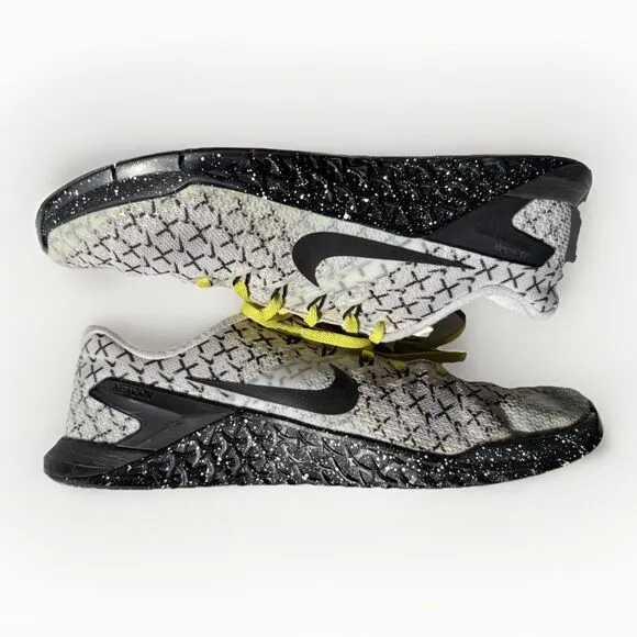 Nike Metcon 4 Women’s Size 9.5 White Yellow Training Running Shoes Sneakers