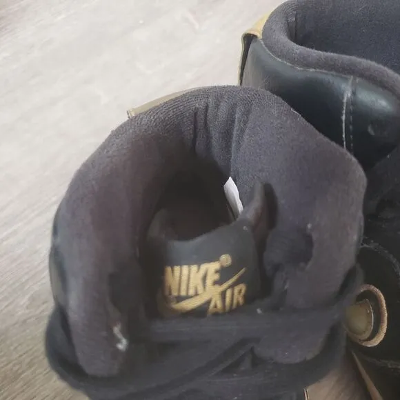 Nike NBA Air Force 1 '07 LV8 Sport High Metallic Gold Shoes Sneakers AV3938-001