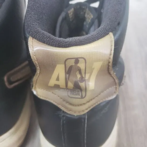 Nike NBA Air Force 1 '07 LV8 Sport High Metallic Gold Shoes Sneakers AV3938-001