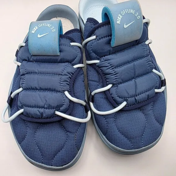 Nike Offline 3.0 Mens Size 7.5 Mystic Navy Blue Sandals Summer Walk DJ5226-400