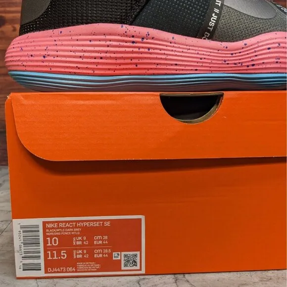 Nike React HyperSet SE South Beach Men's 10 Volleyball Shoes DJ4473-064