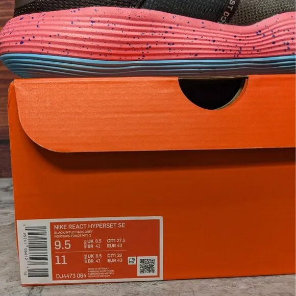 Nike React HyperSet SE South Beach Men's 9.5 Volleyball Shoes DJ4473-064
