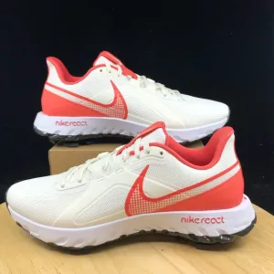 Nike React Infinity Pro Golf Shoes Sail Magic Ember White Men’s CT6620-104