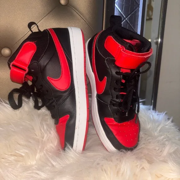 Nike Red and Black Shoes