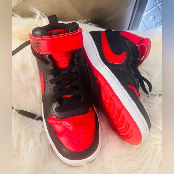 Nike Red and Black Shoes