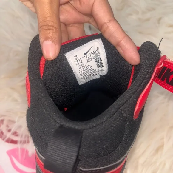 Nike Red and Black Shoes