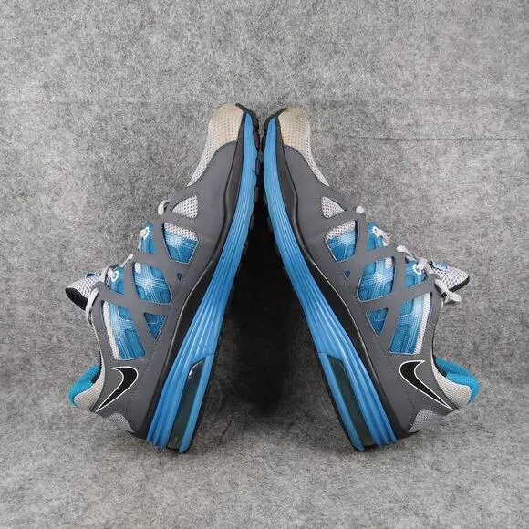 Nike Shoes Mens 10 Athletic Trainer Lunarmax 2 Running Sneaker Sport Active Grey