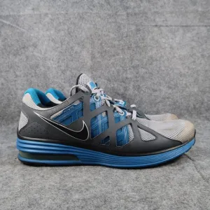 Nike Shoes Mens 10 Athletic Trainer Lunarmax 2 Running Sneaker Sport Active Grey