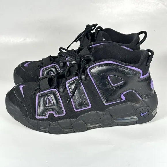 Nike Shoes Men's 12 Air More Uptempo '96 Black &quot;Action Grape&quot; Sneaker DV1879-001