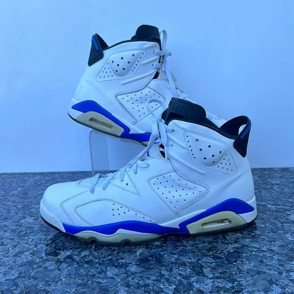 Nike Shoes Men's 14 Jordan Retro 6  &quot;SPORT BLUE&quot; 2014 Sneakers 384664 107 .