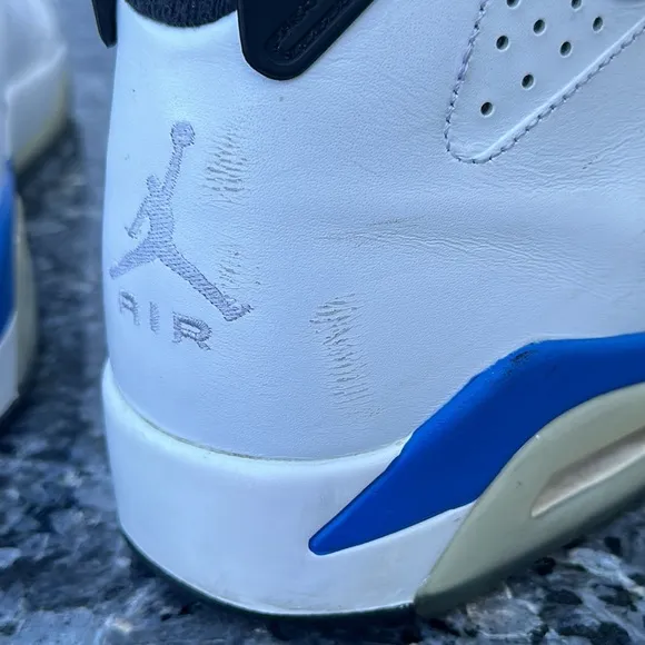 Nike Shoes Men's 14 Jordan Retro 6  &quot;SPORT BLUE&quot; 2014 Sneakers 384664 107 .