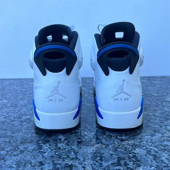Nike Shoes Men's 14 Jordan Retro 6  &quot;SPORT BLUE&quot; 2014 Sneakers 384664 107 .