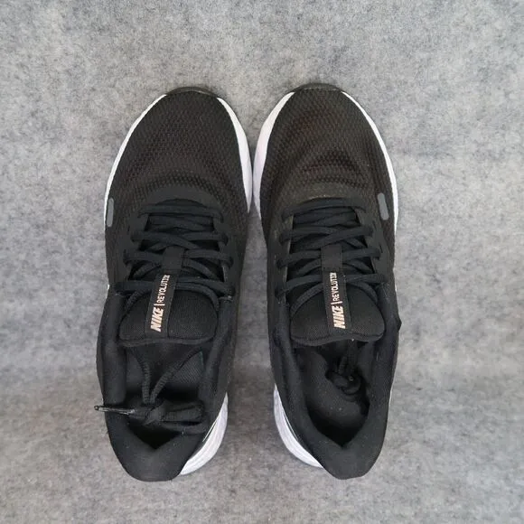 Nike Shoes Mens 6 Athletic Trainer Revolution 5 Running Sport Active Black White