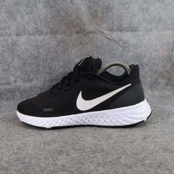 Nike Shoes Mens 6 Athletic Trainer Revolution 5 Running Sport Active Black White