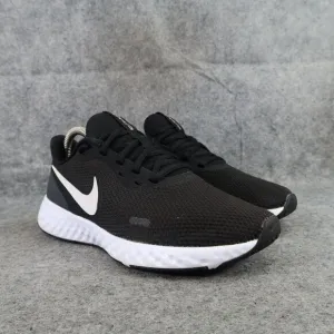 Nike Shoes Mens 6 Athletic Trainer Revolution 5 Running Sport Active Black White
